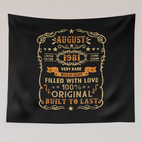 Item preview,  August 1981 Vintage Years 40th Birthday Gifts designed and sold by ritaz78.