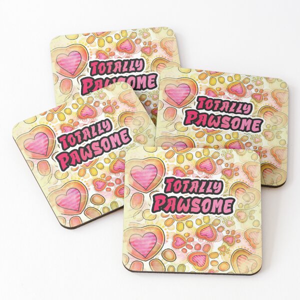 Item preview, Totally pawsome heart paws pattern designed and sold by Kidzz.