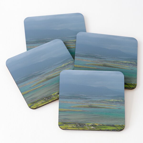 Item preview, Impressive view from top of the mountain  Croagh Patrick, nicknamed the Reek in County Mayo after Mweelrea and Nephin, Ireland designed and sold by AlbertMi.