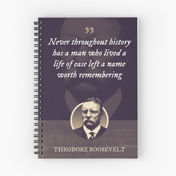 Item preview, Theodore Roosevelt - Never throughout history has a man who lived a life of ease left a name worth remembering designed and sold by Syahrasi.