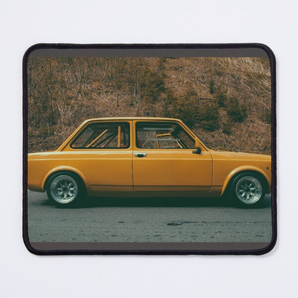 Item preview, Retro Old School Mustard Yellow car designed and sold by JoyforU.