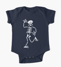Tanzendes Skelett Baby Body Kurzarm