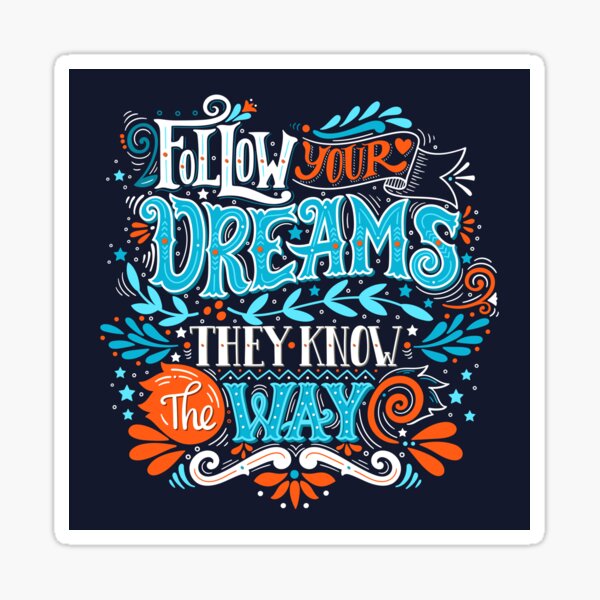 Aperçu de l'œuvre Suis tes rêves. Ils connaissent le chemin. créée et vendue par Blue Ink Studio.