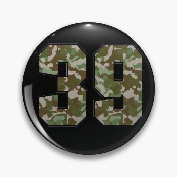 Item preview, Army Camouflage Number Thirty-Nine Veteran Lucky Number 39 designed and sold by Urosek.
