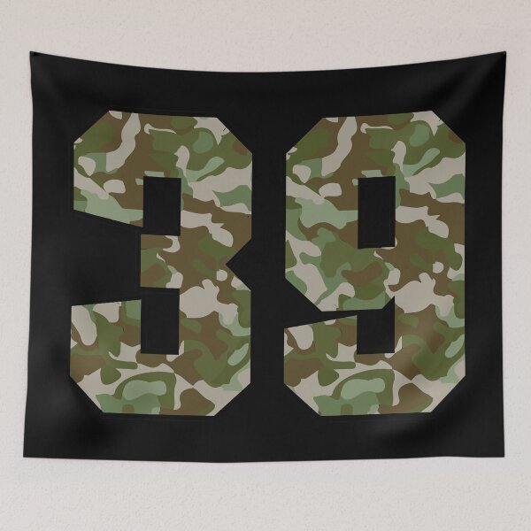 Item preview, Army Camouflage Number Thirty-Nine Veteran Lucky Number 39 designed and sold by Urosek.