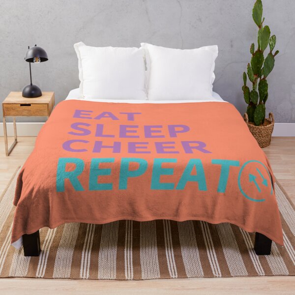Item preview, EAT SLEEP CHEER REPEAT - with ratation arrow designed and sold by dkdk-kdk.