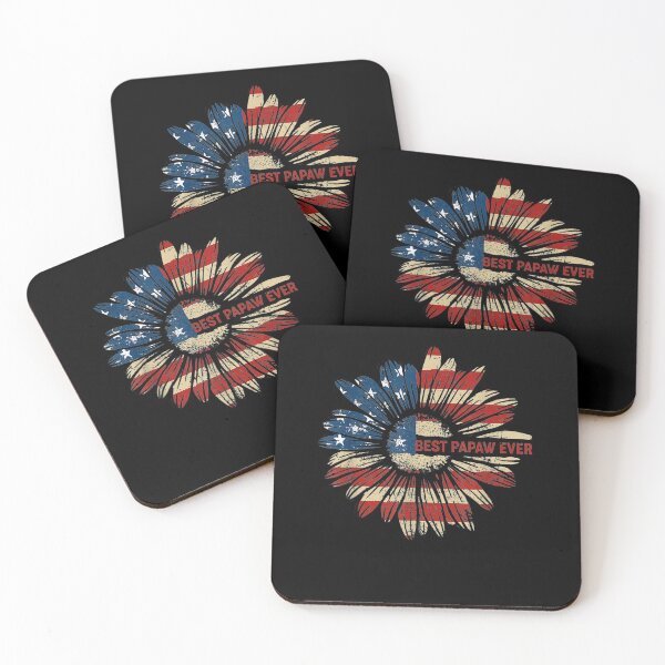 Item preview,  Papaw Best Ever American Flag Sunflower Patriotic designed and sold by ritaz78.