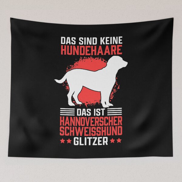Item preview, Hanoverian welding dog glitter hunting dog saying designed and sold by madgrfx.