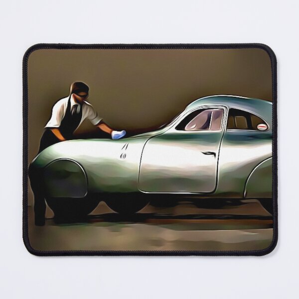 Artikelvorschau, Vintage Streamliner Coupe Art Print – Classic Retro Racing Car entworfen und verkauft von Road To Track.