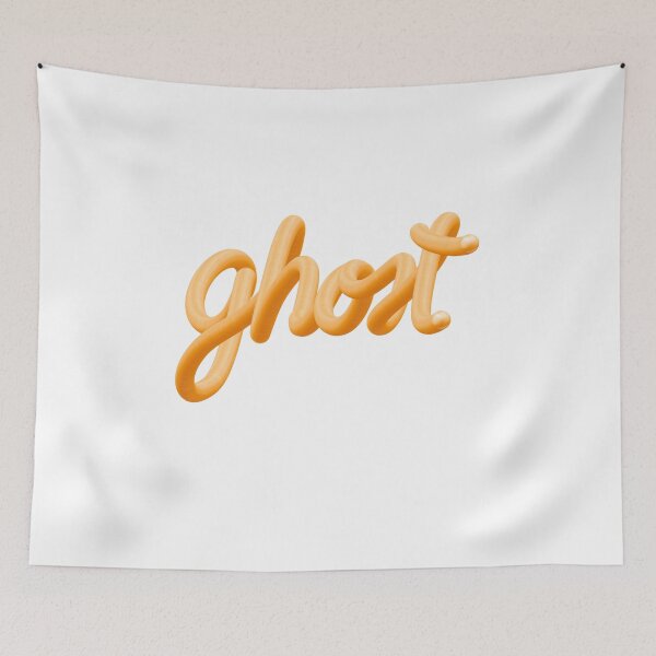 Item preview, Ghost liquid 3D font,ghost Halloween 3D font,ghost yellow font designed and sold by neng0026.