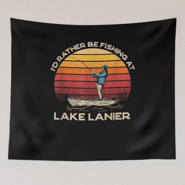 Item preview,  Lake Lanier Life Rather Fishing designed and sold by ritaz78.