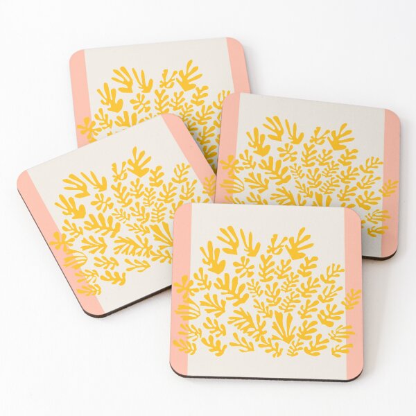 Item preview, Henri Matisse the sheaf, Paper Decoupes Art orange pink, Matisse Cutout's, Matisse Flower designed and sold by re-make-.
