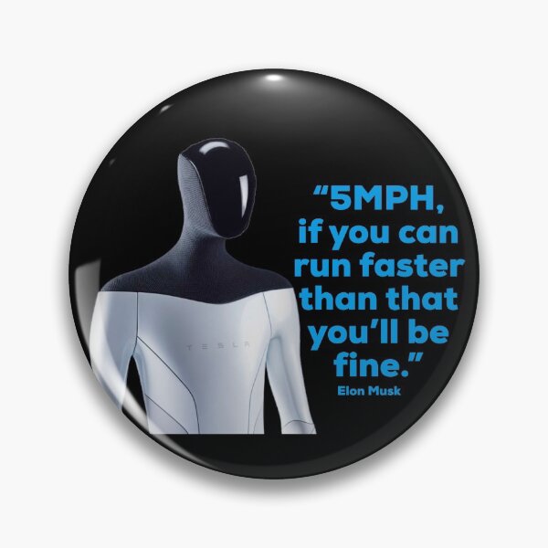 Artikelvorschau, Tesla-Bot entworfen und verkauft von PlusDesign4U.