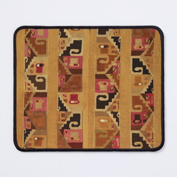 Item preview, ANTIQUE ANDEAN WARI TUNIC FROM PERU Pink Brown Geometric Motifs designed and sold by BulganLumini.