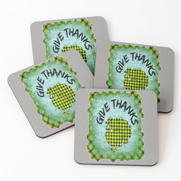 Item preview, Give Thanks, Buffalo Plaid Thanksgiving Turkey Design, nr 4,Plaid and all things pumpkin Thanksgiving ,Thankful Grateful Blessed, Pumpkin spice and all things nice designed and sold by Adri Barnard.