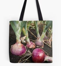 Red Onions Tote Bag
