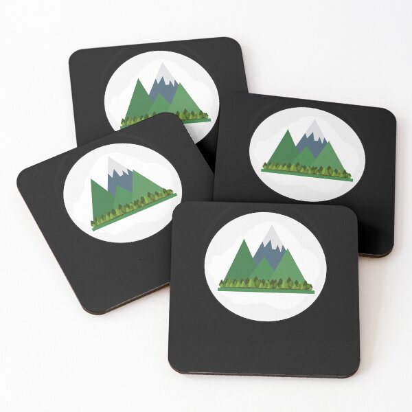 Item preview, Mountain Scape With White Background designed and sold by FaceIronin.