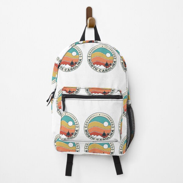 Item preview, North Carolina Retro Vintage Sunset - North Carolina Mountain Souvenir - Gift - Hometown - Hiking - Nature designed and sold by HappyTees Lab.