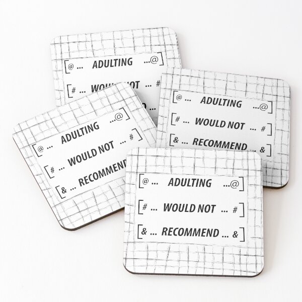 Item preview, Adulting Would Not Recommend Design designed and sold by LapuniStore.