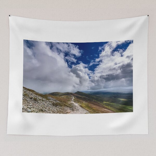 Item preview, Landscape from the top of the mountain Croagh Patrick, nicknamed the Reek in County Mayo after Mweelrea and Nephin, Ireland designed and sold by AlbertMi.
