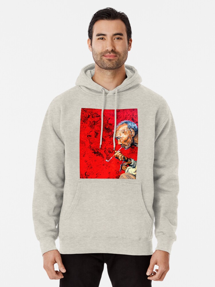 Alternate view of Deep Thoughts Pullover Hoodie