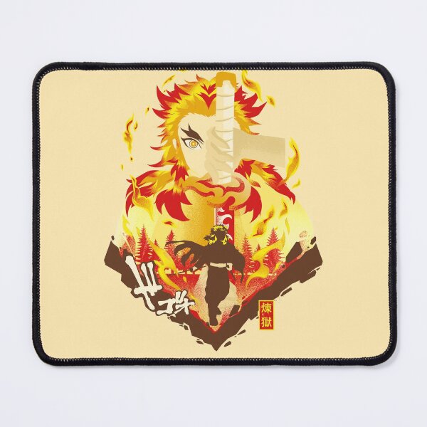 Kyojuro Flame Mouse Pad