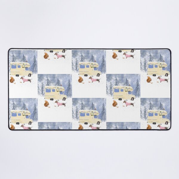 Item preview, Snowy Christmas Motor Home designed and sold by Leatextileart.