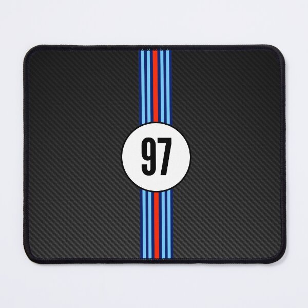 Item preview, Martini Racing Stripes Number 97 Poster – Classic Le Mans Livery Art designed and sold by Road To Track.