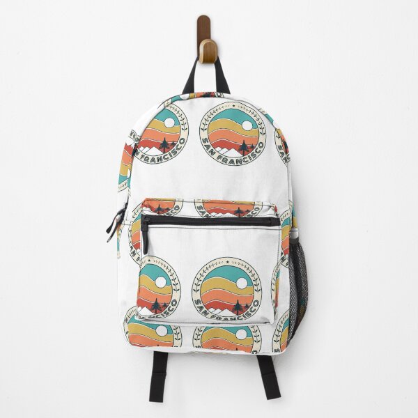 Item preview, San Francisco Retro Vintage Sunset - San Francisco California Mountain Souvenir - Gift - Hometown - Hiking - Nature designed and sold by HappyTees Lab.