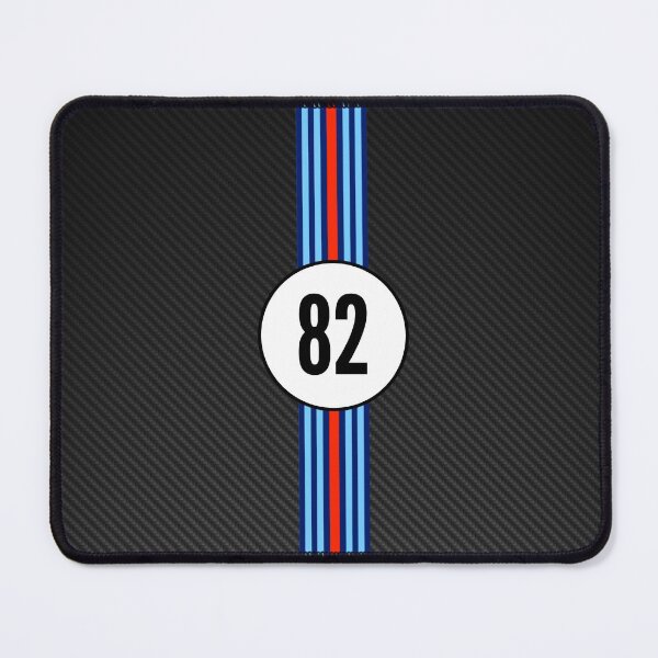 Item preview, Martini Racing Number 82 Carbon Poster – Classic Stripes Art designed and sold by Road To Track.