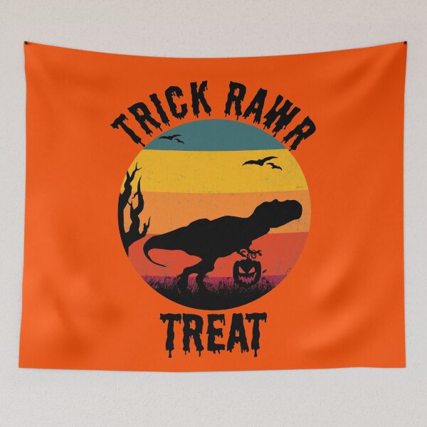 Item preview, Trick Rawr Treat | Pumpkin Trex | Kids Halloween Scary Trex | halloween costumes for kids designed and sold by The-ItemShop.