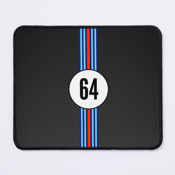 Item preview, Martini Racing Number 64 Carbon Poster – Classic Motorsport Livery Art designed and sold by Road To Track.