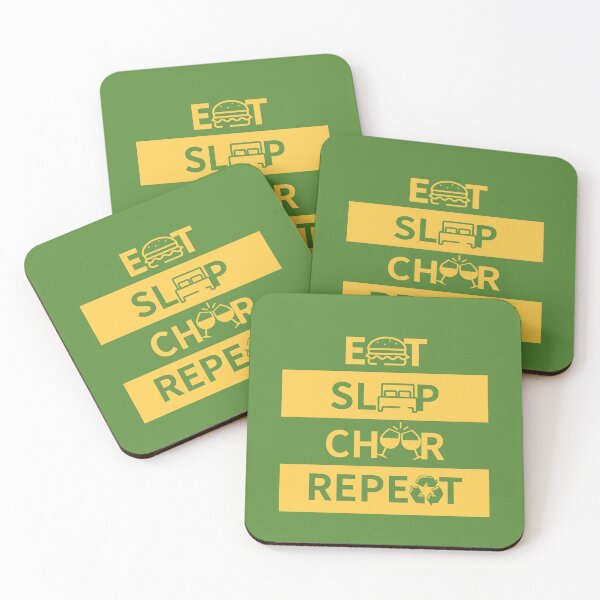 Item preview, EAT SLEEP CHEER REPEAT - with graphics designed and sold by dkdk-kdk.