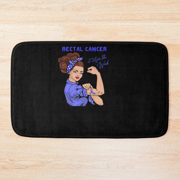 Item preview, RECTAL CANCER Warrior It's Not For The Weak designed and sold by FaceIronin.