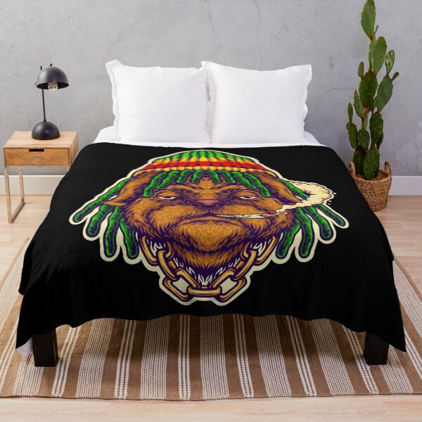 Item preview, Funny Dog weed smoking cannabis dreadlock designed and sold by king's Outfit.