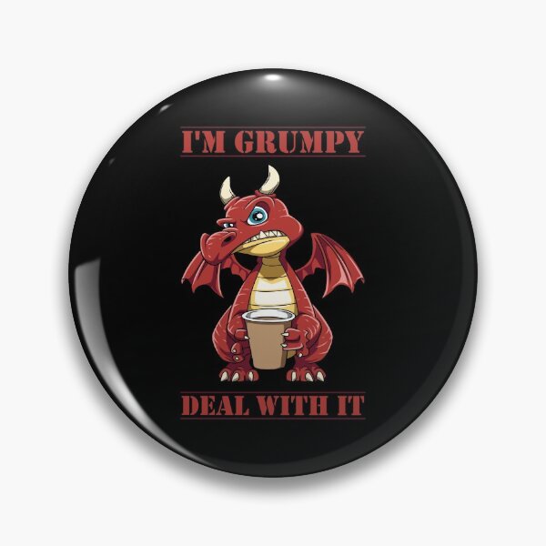 Item preview, Funny Grumpy Dragon Coffee Lover Hate Morning Fantasy Animal designed and sold by melomedia.