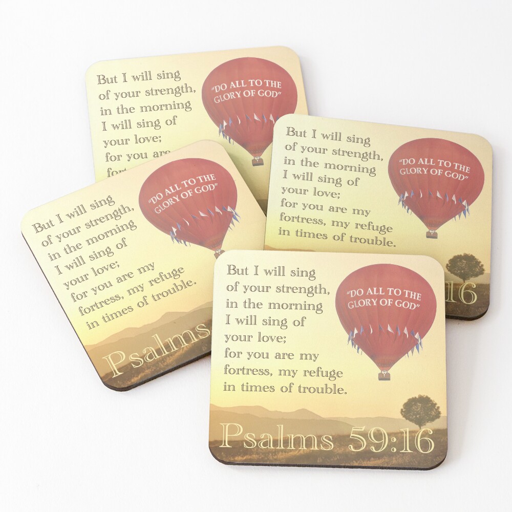 You are my refuge and fortress {Coasters}