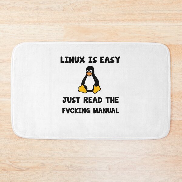 Item preview, Linux is easy cooler programmer saying designed and sold by Onorato Bellgardt.