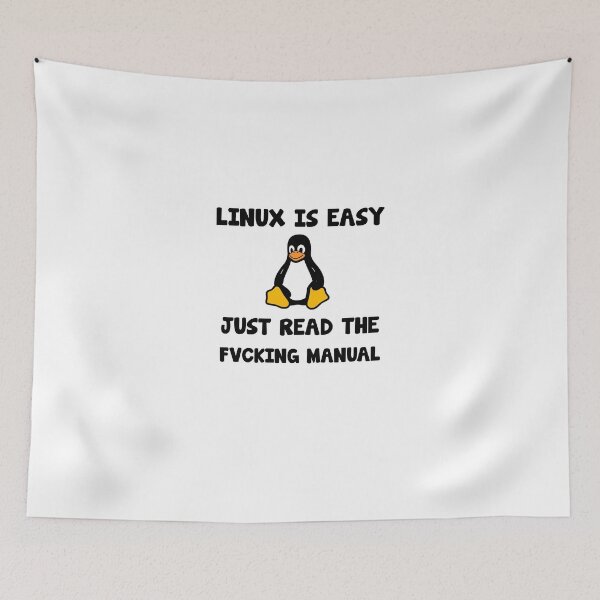 Item preview, Linux is easy cooler programmer saying designed and sold by Onorato Bellgardt.