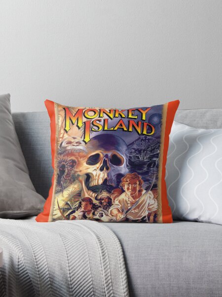 Vista previa del artículo con la obra «Videojuego retro de Monkey Island», diseñado y vendido por Movie-Takedown.