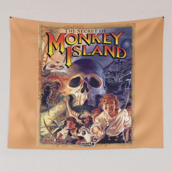 Item preview, Monkey Island Retro Video Game designed and sold by Movie-Takedown.