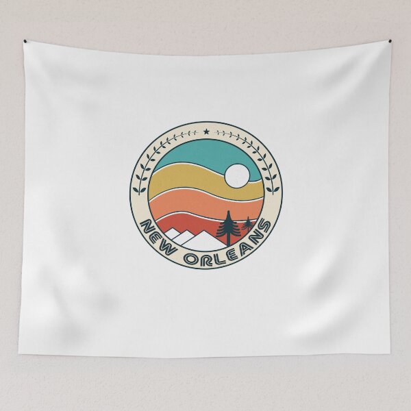 Item preview, New Orleans Retro Vintage Sunset - New Orleans Louisiana Mountain Souvenir - Gift - Hometown - Hiking - Nature designed and sold by HappyTees Lab.