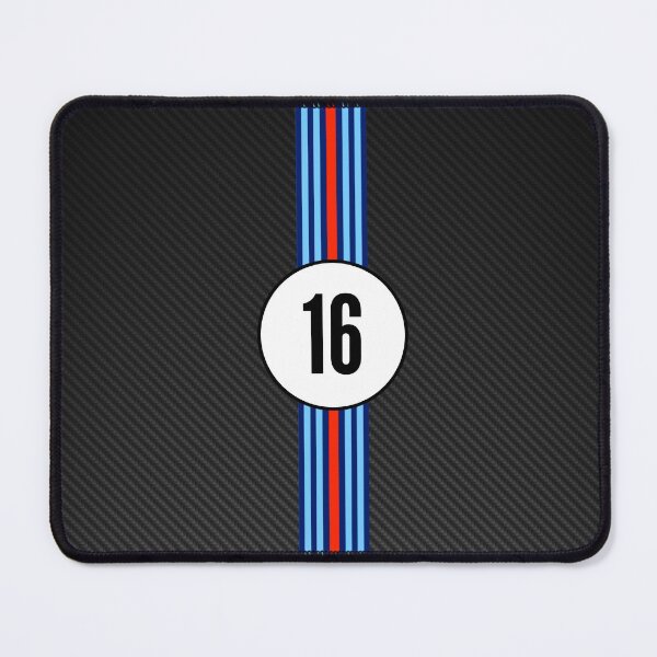Item preview, Martini Racing Number 16 Carbon Poster – Retro Racing Livery Art designed and sold by Road To Track.