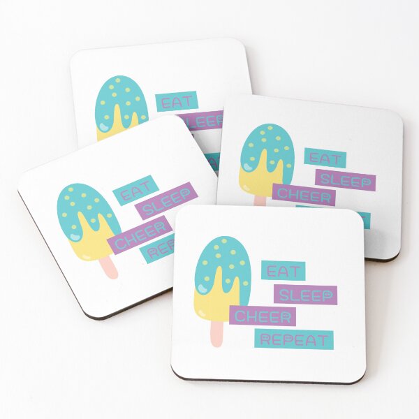 Item preview, EAT SLEEP CHEER REPEAT - with an ice cream designed and sold by dkdk-kdk.