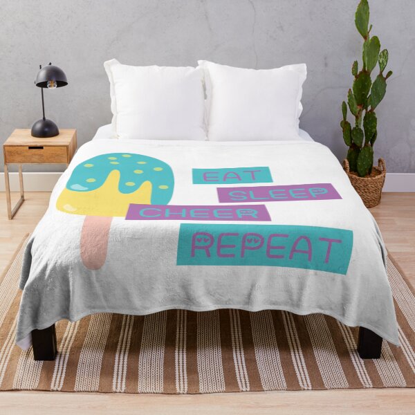 Item preview, EAT SLEEP CHEER REPEAT - with an ice cream designed and sold by dkdk-kdk.