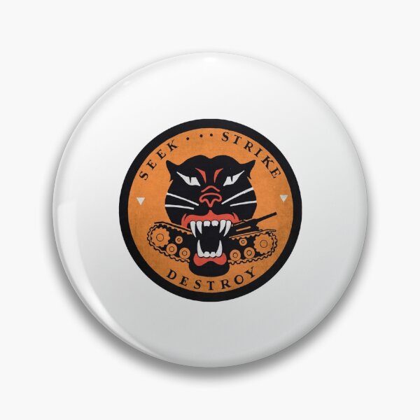 Item preview, Seek Strike Destroy Tank Destroyer Emblem designed and sold by sheltonartco.