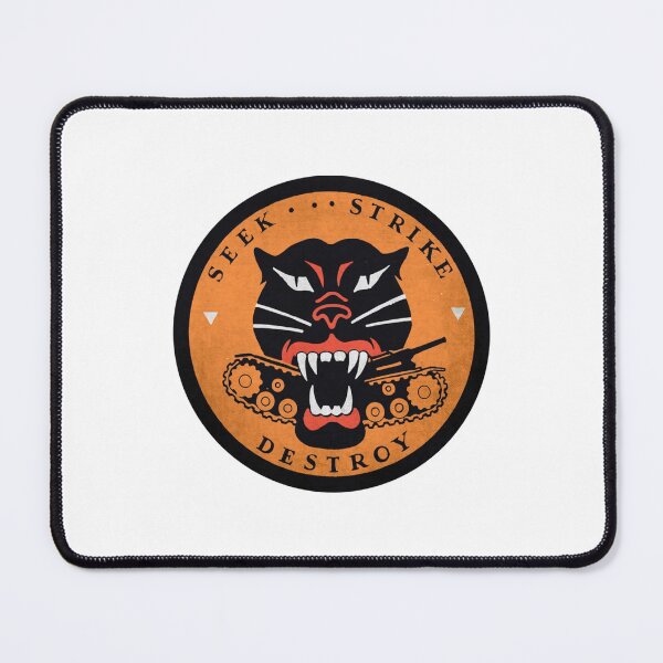 Item preview, Seek Strike Destroy Tank Destroyer Emblem designed and sold by sheltonartco.