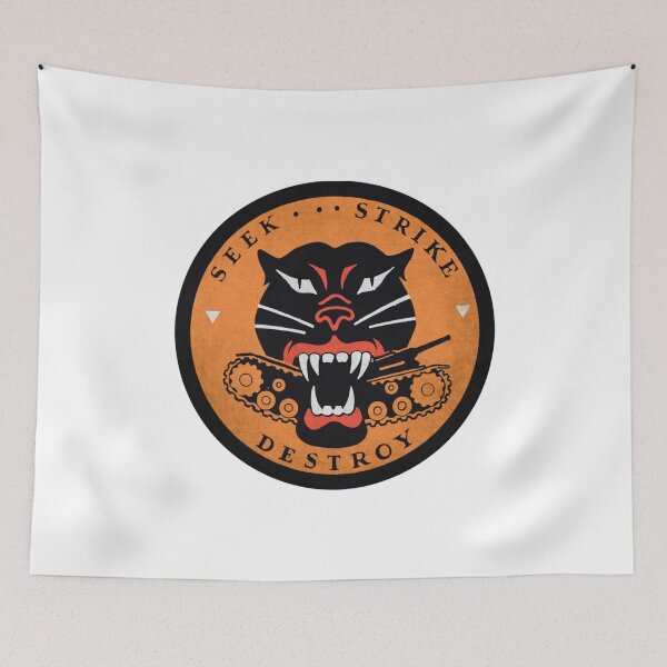 Item preview, Seek Strike Destroy Tank Destroyer Emblem designed and sold by sheltonartco.