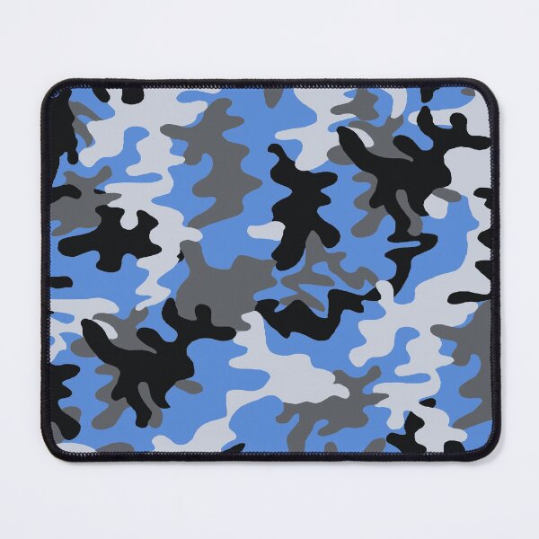 Item preview, Blue Camouflage Design Poster – Modern Racing Texture Art designed and sold by Road To Track.