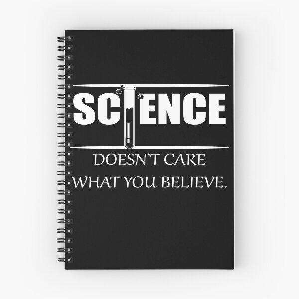 Item preview, SCIENCE DOESN'T CARE WHAT U BELIEVE BLACK T-SHIRT designed and sold by RUZMA.